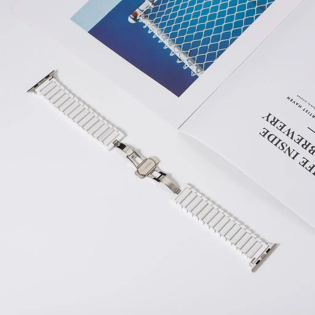Ремінець PRC для Apple Watch 49/45/44/42mm Ceramic White [88450] - фото 6