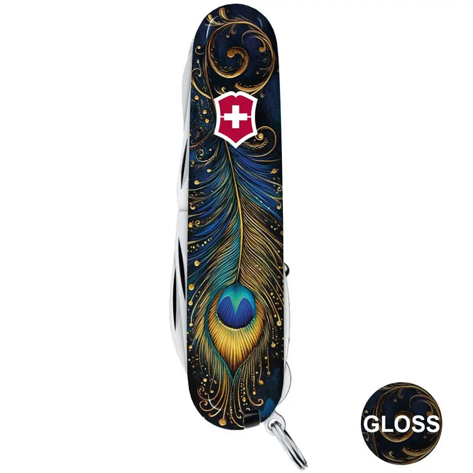 Складаний ніж Victorinox HUNTSMAN DESIGN Дивовижне перо - фото 6