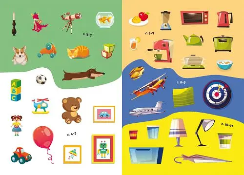Книга "Перші розвиваючі наклейки. У будинку. 41 наклейка" (укр) - фото 4