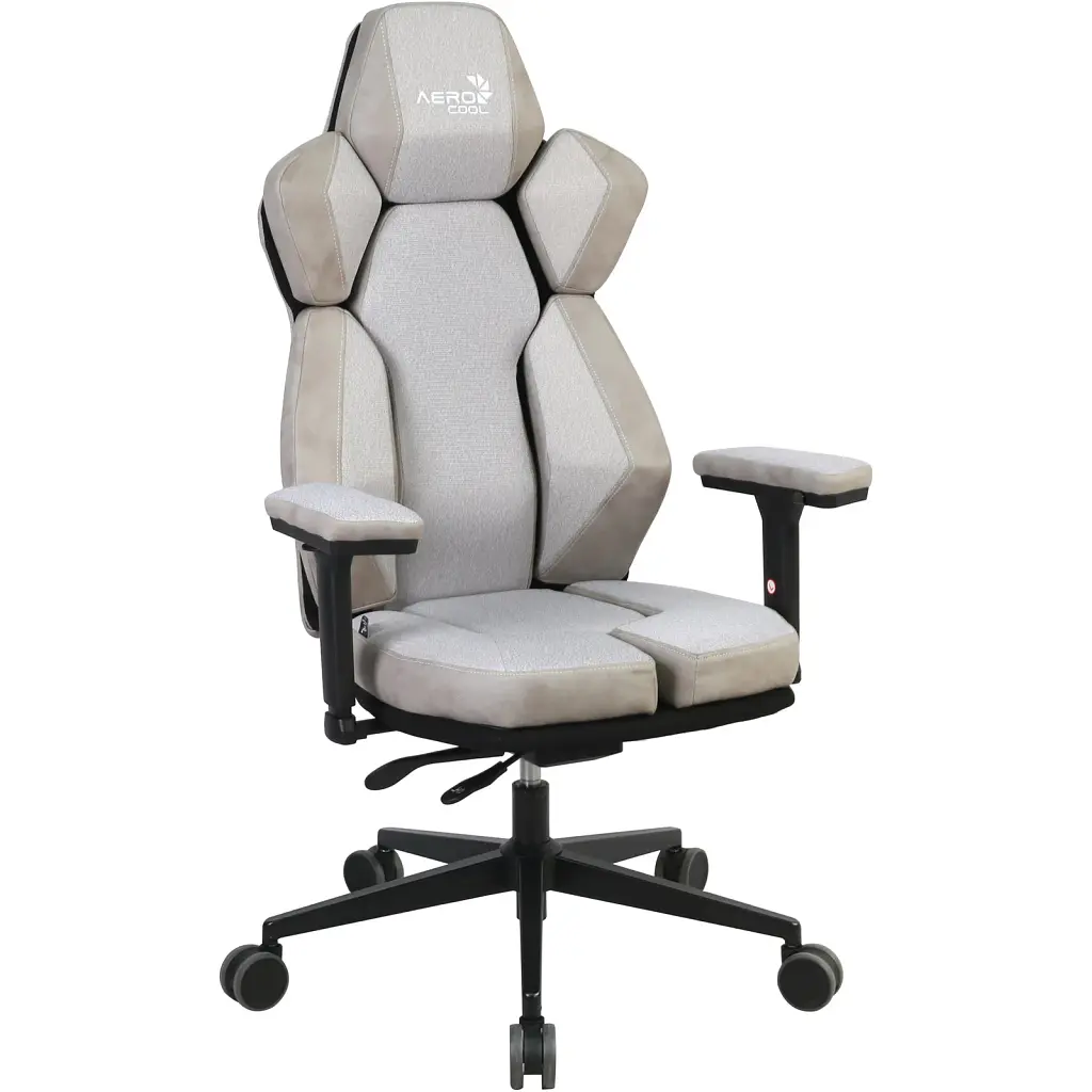 Крісло для геймерів AeroCool XTAL Loft Air Light Grey (TEGC-2100104.41) - фото 6