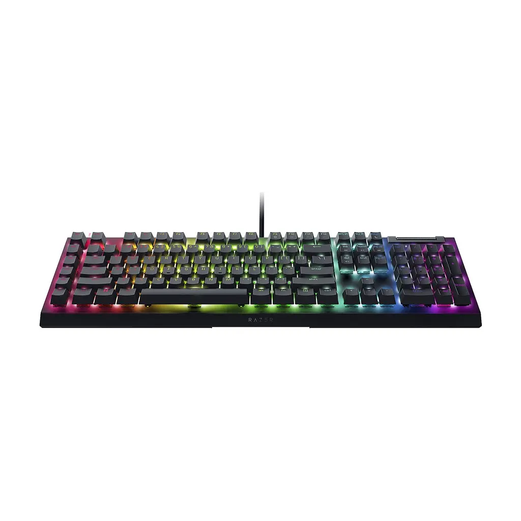 Клавіатура Razer BlackWidow V4 X Yellow Switch USB RU Black (RZ03-04702500-R3R1) - фото 3