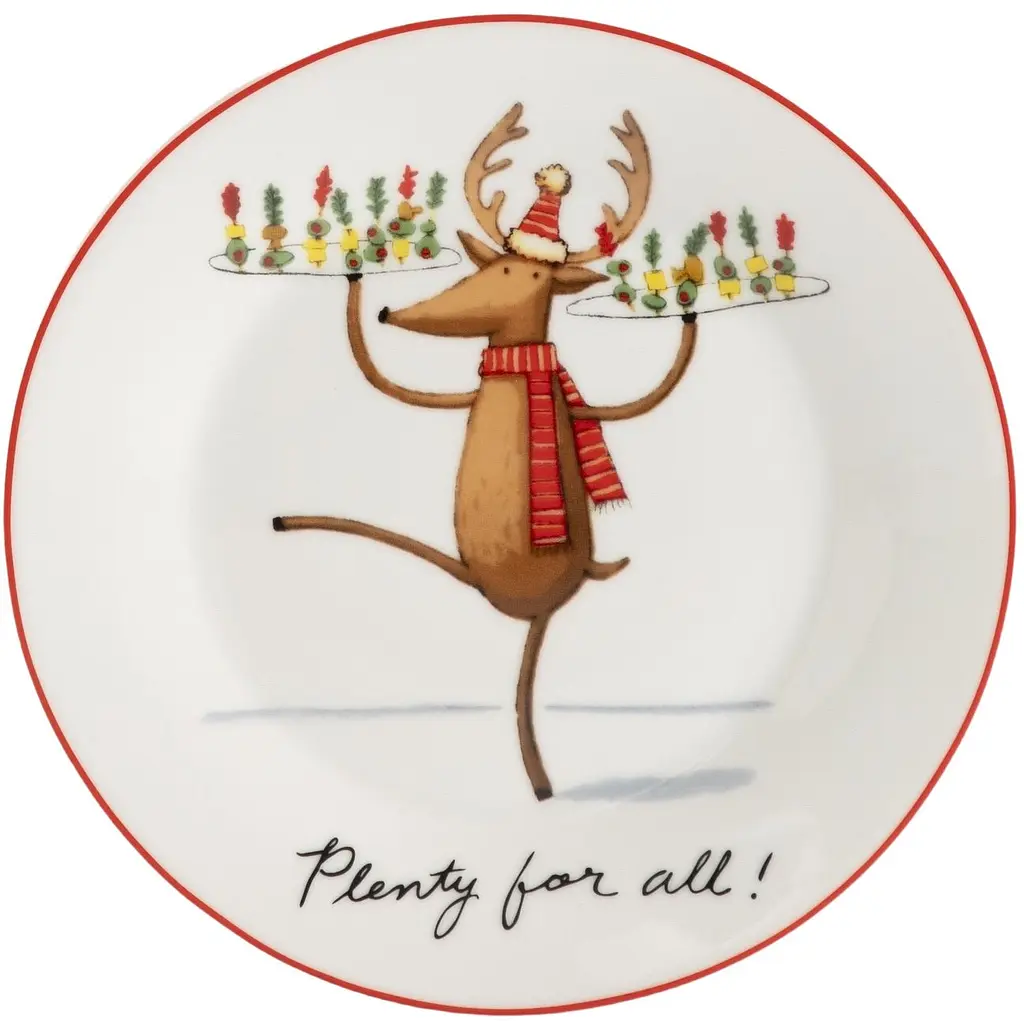 Тарілка Limited Edition NY Party 4 шт. х 19 см (TRSC-HD5025-4P06) - фото 5