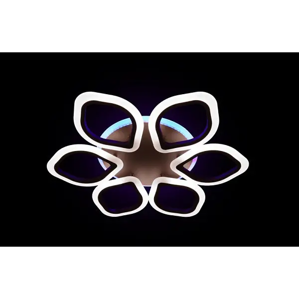 Люстра світлодіодна для кімнати залу спальні з пультом Linisoln 5576/6 CF LED 3 COLOR dimmer - фото 3