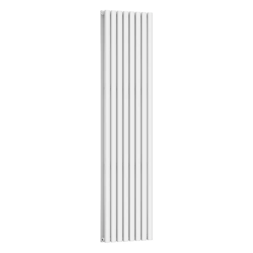 Вертикальний радіатор Navin Ellipse Double 480x1800-8, anticor, білий 10-012033-4880, Білий - фото 3