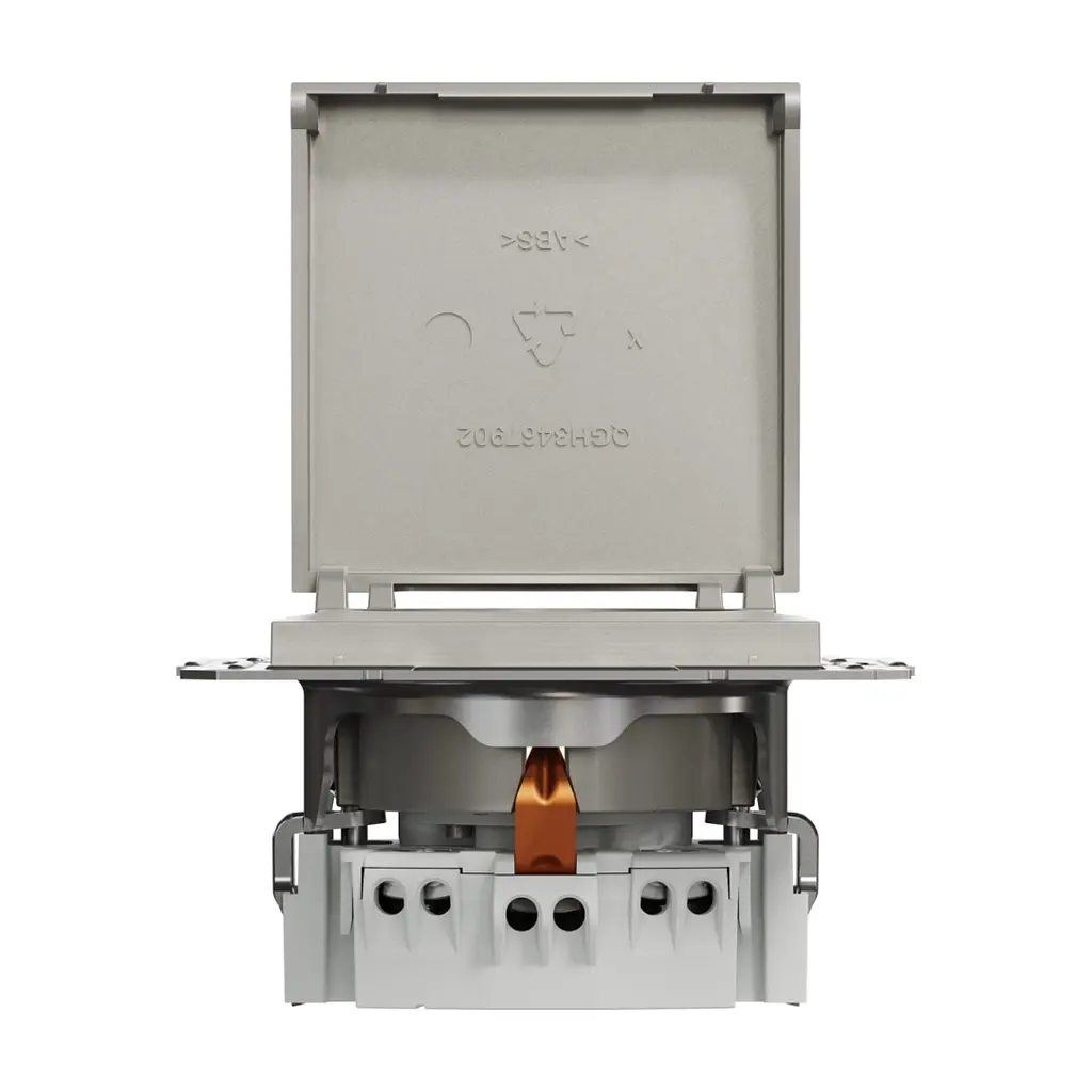 Розетка Schneider Electric ASFORA з кришкою, бронза (EPH3100169) - фото 6