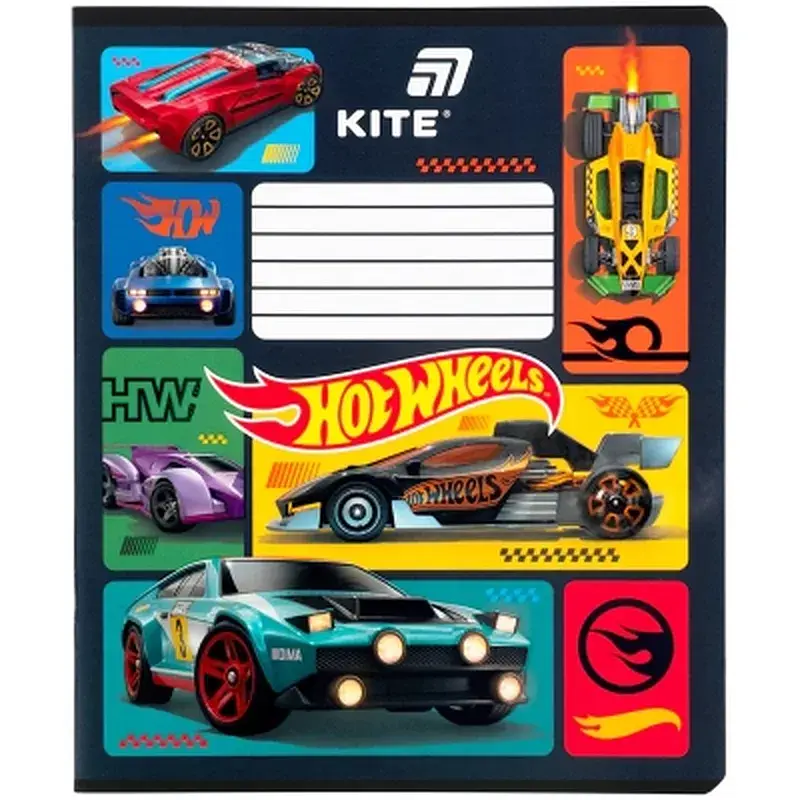Зошит Kite Hot Wheels, 12 аркушів, лінія (HW26-234) - фото 8