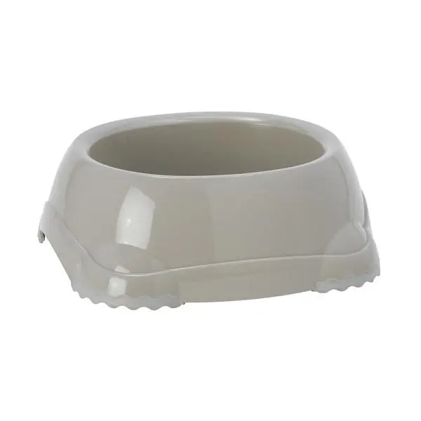 Moderna модерна смарти №3 миска для собак, пластик, 1245 мл, d-19 см Теплый серый | 1.25 | d-19 см - фото 1