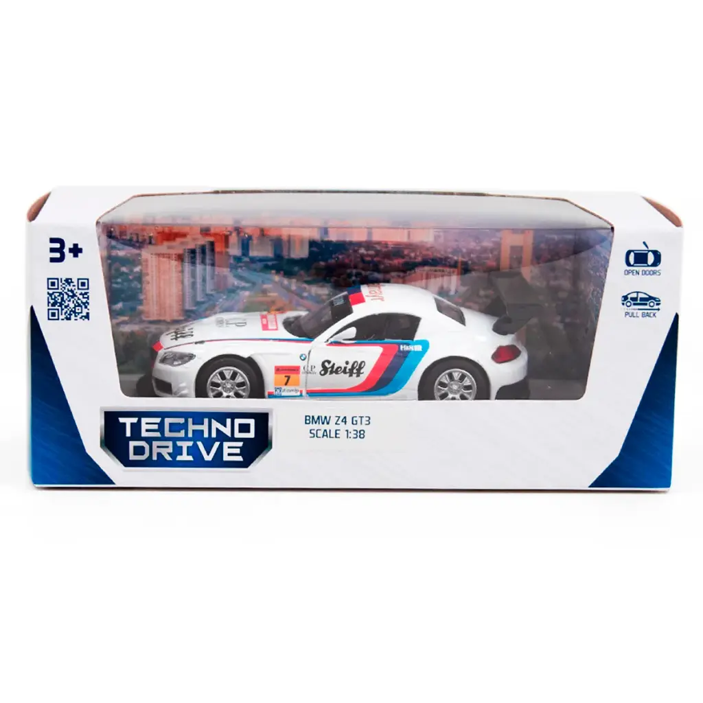 Автомодель - BMW Z4 GT3 (білий) - фото 3