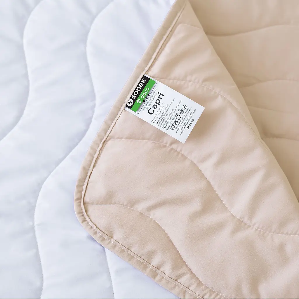 Декоративное покрывало Sonex Capri 220х240 см желтое с белым (SO102404) - фото 9