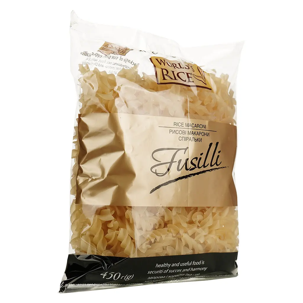 Макаронні вироби World's rice Спіральки рисові 450 г (453111) - фото 2