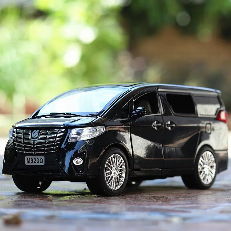 Колекційна металева модель автомобіля АвтоЕксперт Toyota Alphard з інерцією, світлом та звуком 1:24 - фото 9