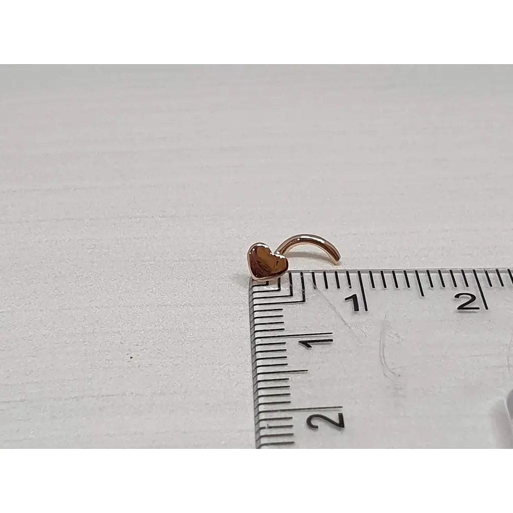 Золотая серьга-пирсинг Favoritum в нос. 310130 - фото 5