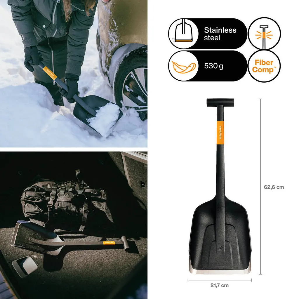 Автомобільна лопата Fiskars Plus (1079857) - фото 2