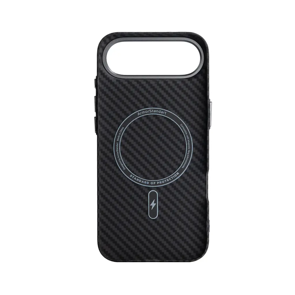 Чохол ArmorStandart LikeCarbon2 MagCase для Apple iPhone 17 Air Carbon Black - фото 2