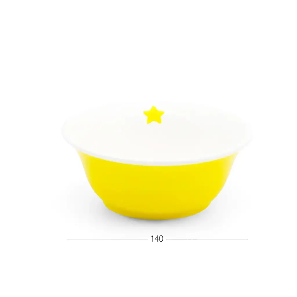 Тарілка глибока МВМ My Home 14 см жовта (KP-48 YELLOW) - фото 2
