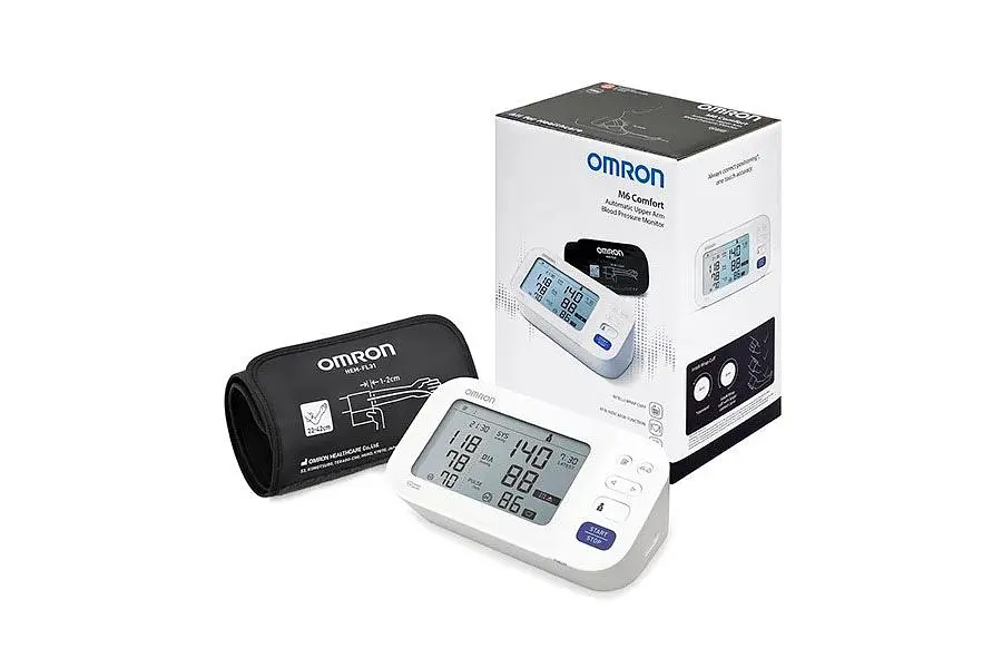 Тонометр Omron M6 Comfort (HEM-7360-Е) AFIB автоматический на плечо - фото 2