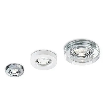 Точечный светильник Ideal Lux BLUES FI1 ROUND TRASPARENTE (083254) - фото 2