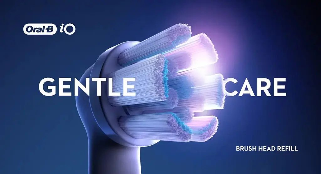 Змінні зубні насадки для електричної зубної щітки Oral-B iO Gentle Care White білі 4шт - фото 4