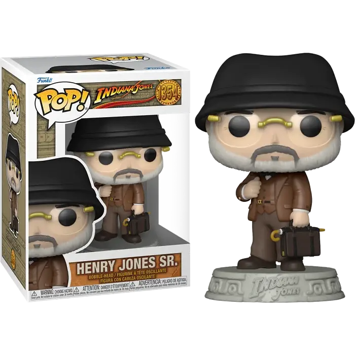 Фигурка Funko Pop Фанко Поп Indiana Jones Henry Jones Sr Индиана Джонс Генри Джонс Старший 10 см FP A MQ 1324 - фото 2