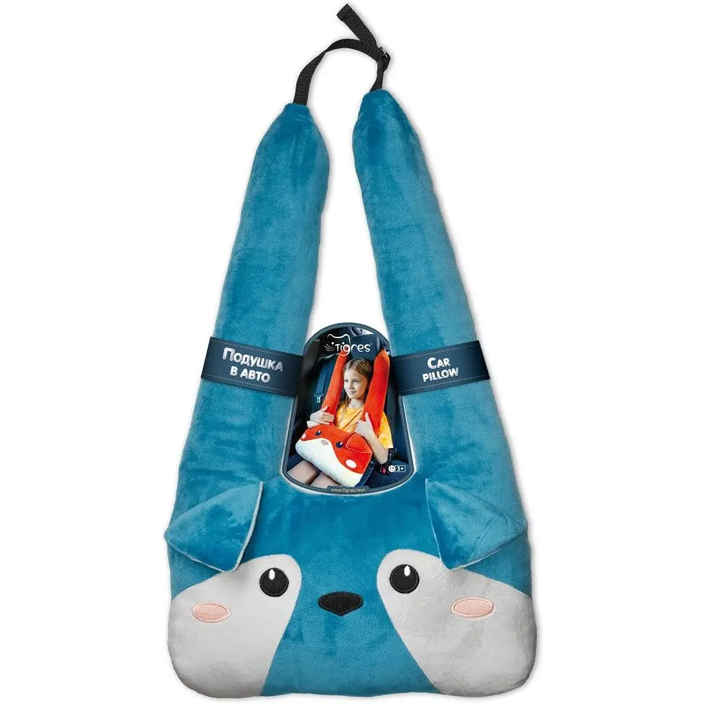 Подушка для дітей в авто Tigres Єнотик 70 см (ПД-0476) - фото 2