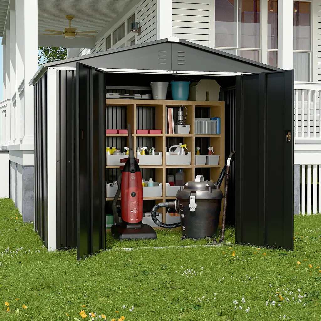 Госпблок-сарай металевий DS-03 CUSTOMIZED (200х240х180см.)   - фото 4