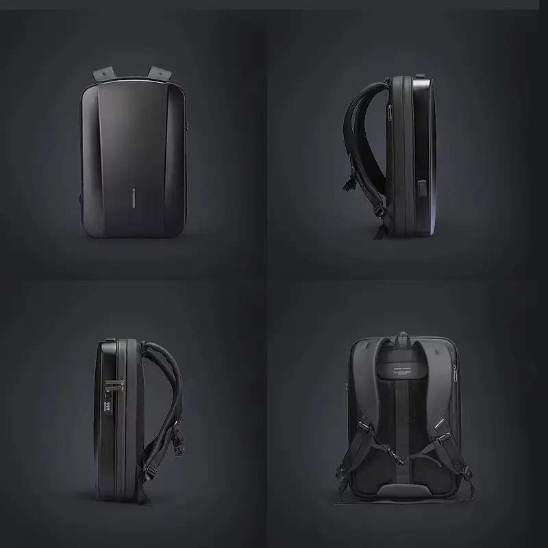 Рюкзак для ноутбука 17” Mark Ryden MR8918 з кодовим замком, ортопедичною спинкою та USB-роз'ємом (Чорний) - фото 8