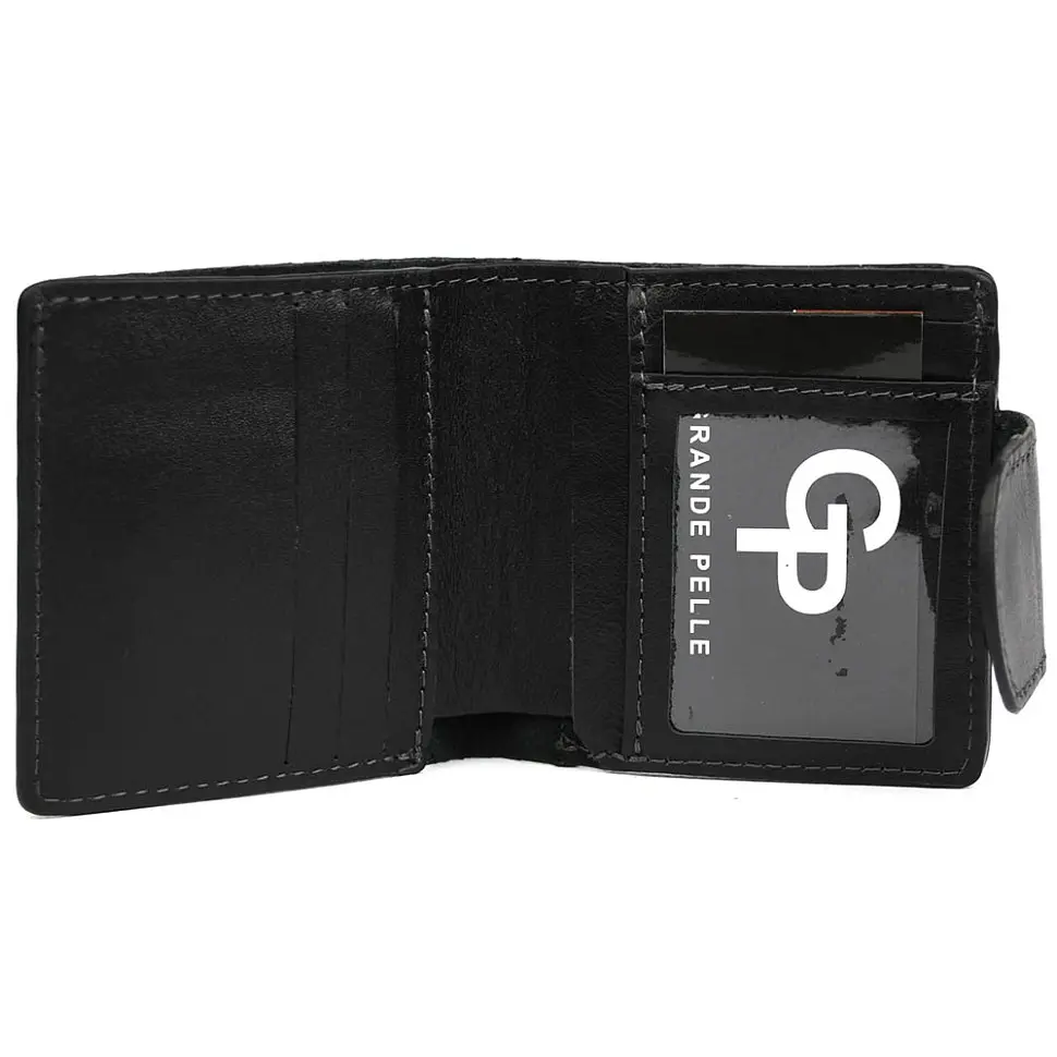 Портмоне з монетницею GRANDE PELLE 10х10х2 см acs0032107 - фото 3