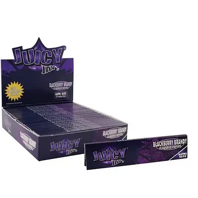 Бумага для самокруток Raw Juicy Jay'S Blackberry Brandy King Size Slim - фото 2