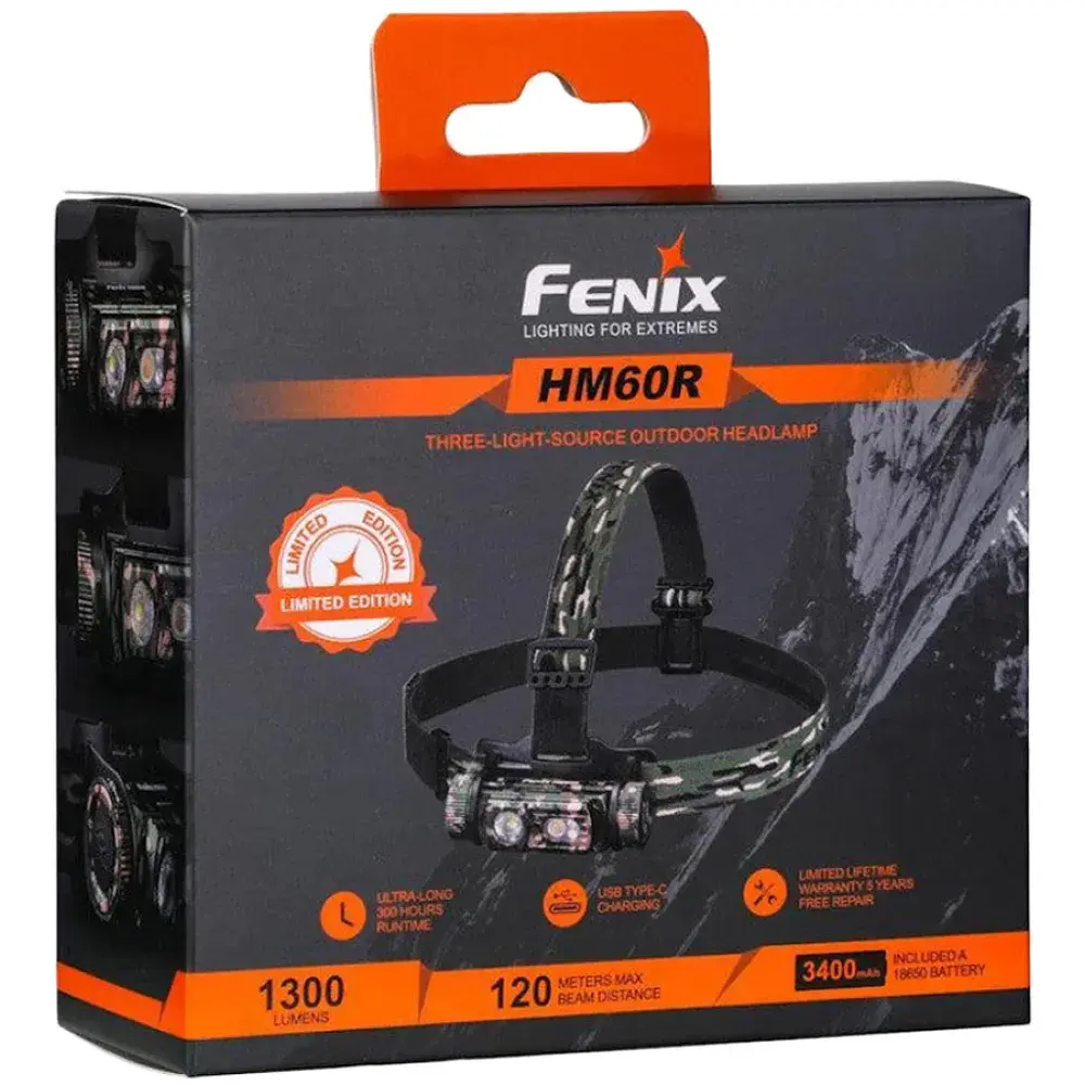 Ліхтар налобний Fenix HM60R Camo Green - фото 4