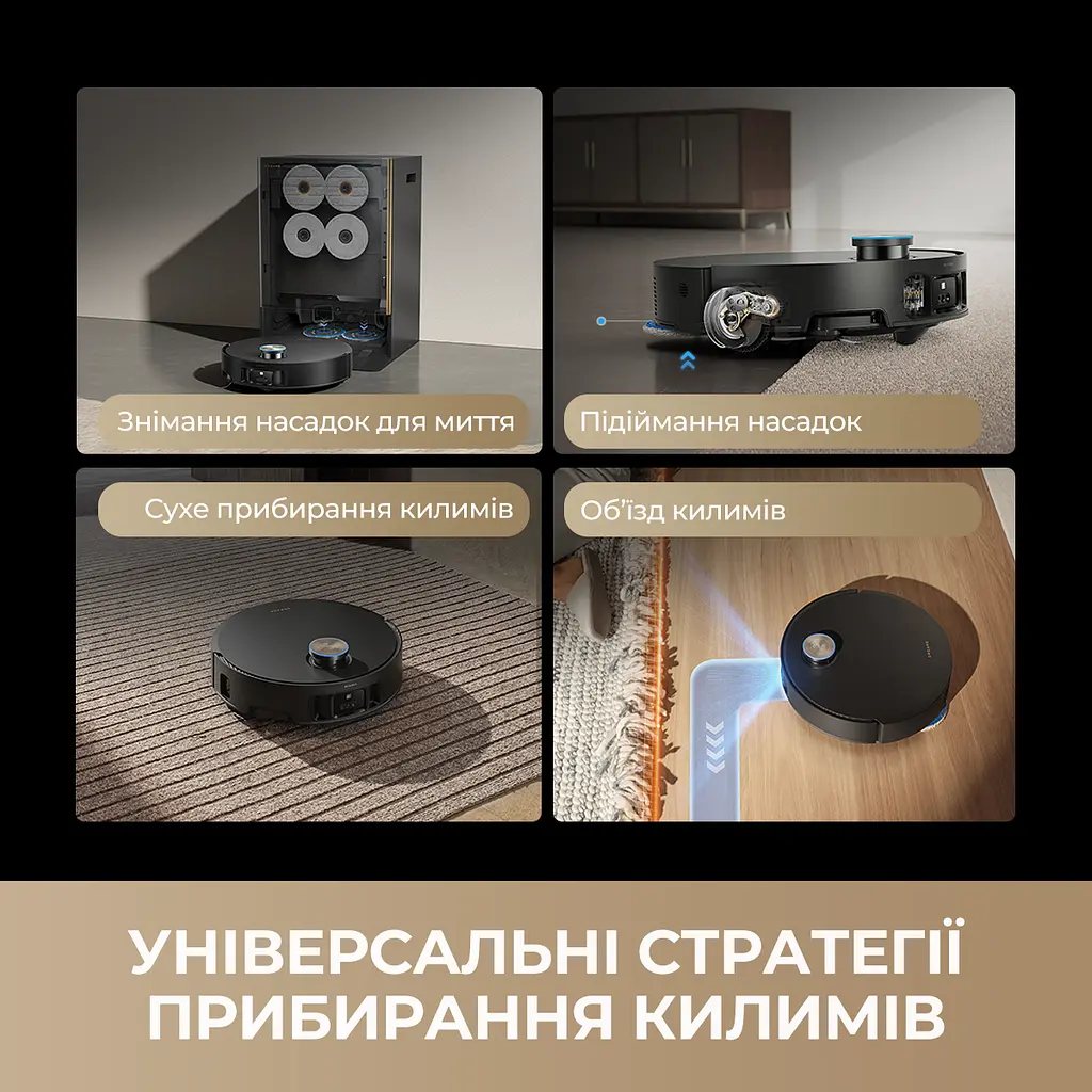Робот-пылесос моющий Dreame Bot Matrix10 Ultra Black - фото 7