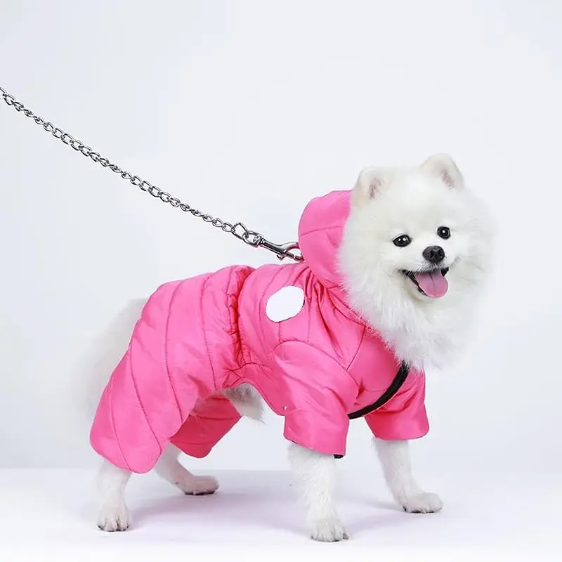 Комбінезон для собак та котів EcoToys Rose L малиновий A: 31 см B: 37 см C: 32 см 6960 - фото 8