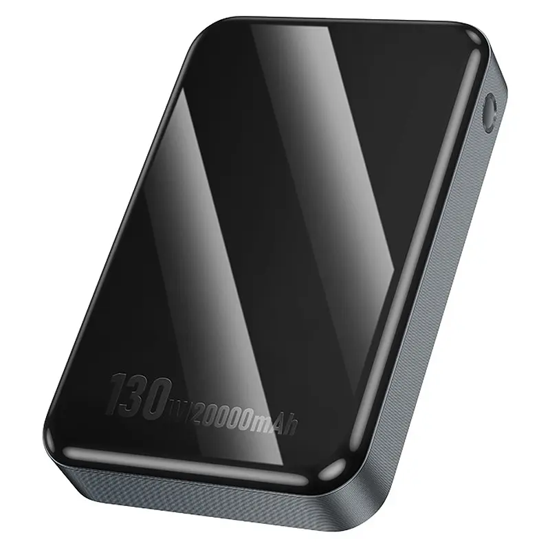 Портативний ЗП Power Bank Hoco Q30A Fast charge 130W 20000 mAh Metal gray - фото 7