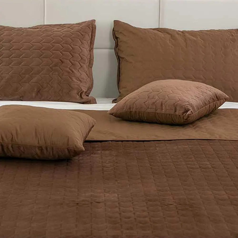 Подушка Руно Velour Chocolate декоративна, 40х40 см, коричневий (311.55_Chocolate) - фото 3