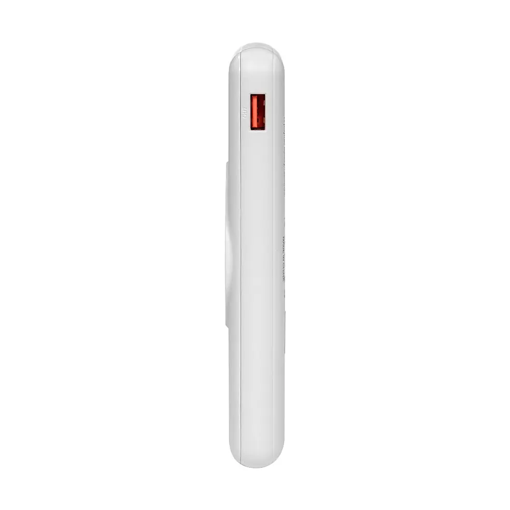Повербанк 10000mAh Power Bank Kraft KPB-1110W White бездротова зарядка (43-00098) - фото 5