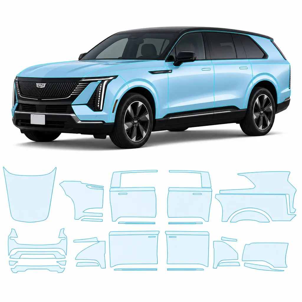 Антигравійна захисна бронеплівка за лекалами для Cadillac Vistiq EV 2025- повний кузов