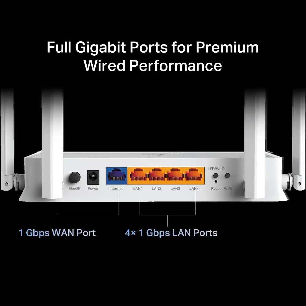 Бездротовий роутер - маршрутизатор Wi-Fi 7 - TP-LINK Archer BE220W 3600MBPS DUAL band - фото 4