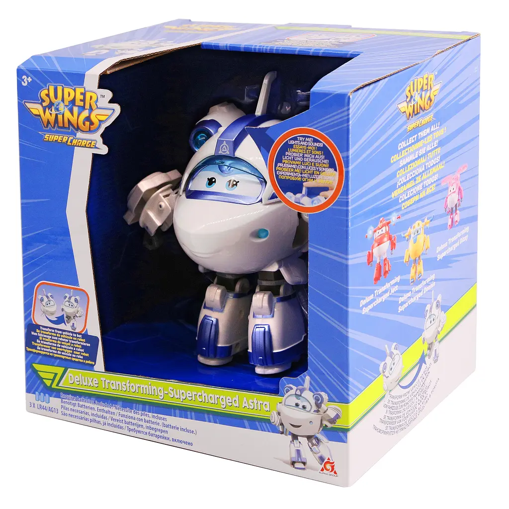Ігрова фігурка-трансформер Super Wings Supercharge Lights and Sounds Астра (EU740433) - фото 3