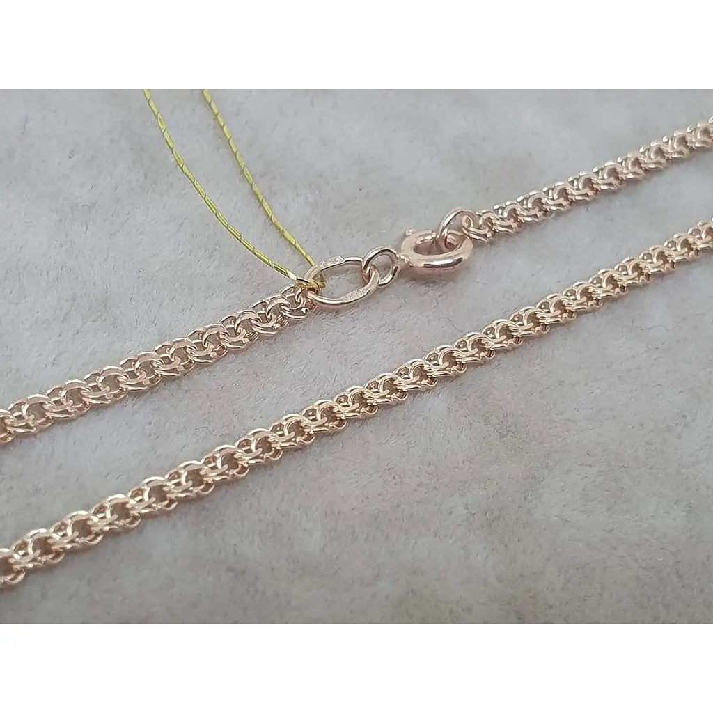 Золотая цепочка Платон (Бисмарк). 1Ц003/00Б 40 - фото 3