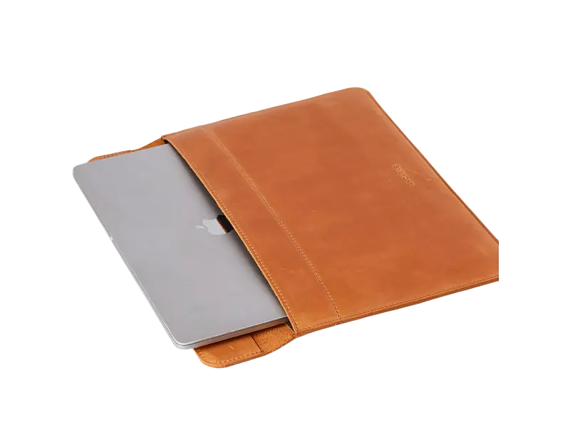 Чохол для ноутбука InCarne Klouz MacBook Pro 16 2019-2025 (вінтажний) коньяк (klouz-cognac-vintage-pro-16) - фото 3