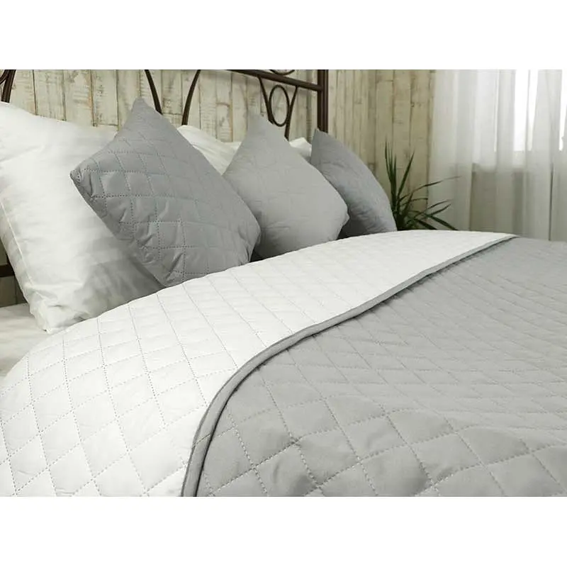 Покривало Руно White Grey, 240х220 см, біло-сіре (330.52У_White Grey) - фото 2