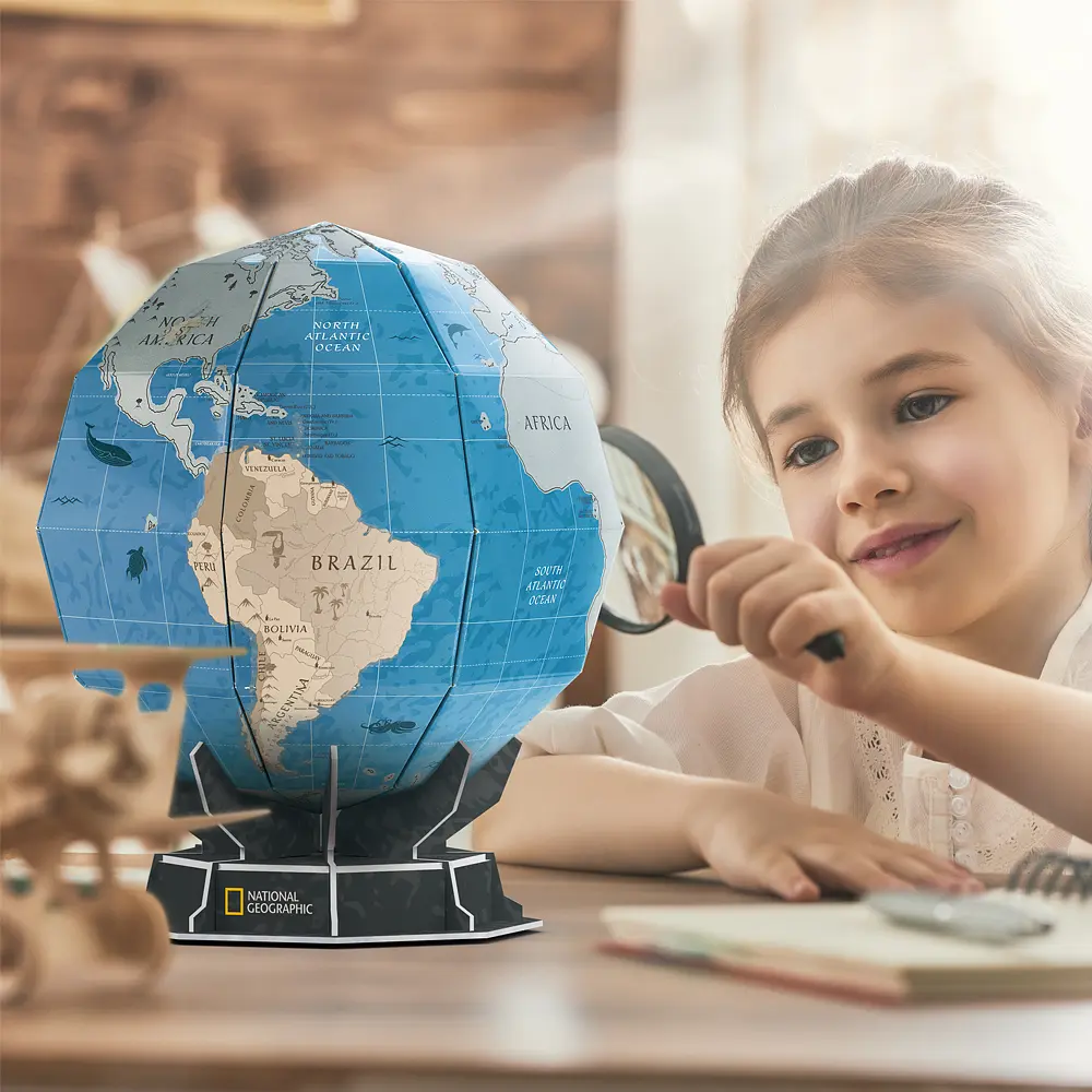 Набір для моделювання Cubic Fun Stem "Скретч Глобус" (DS1082h) - фото 2