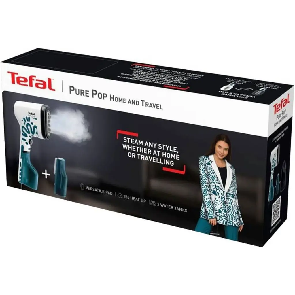 Відпарювач Tefal Pure Pop Home and Travel DT2040E1 [136379] - фото 9