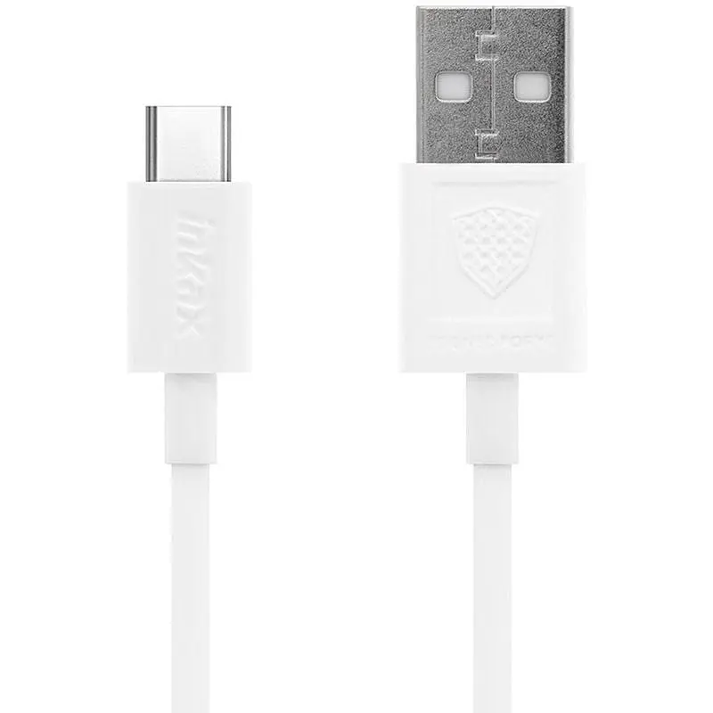 Автомобильное зарядное устройство INKAX CD-22 Car charger + Type-C cable 1USB 2.1A White - фото 4