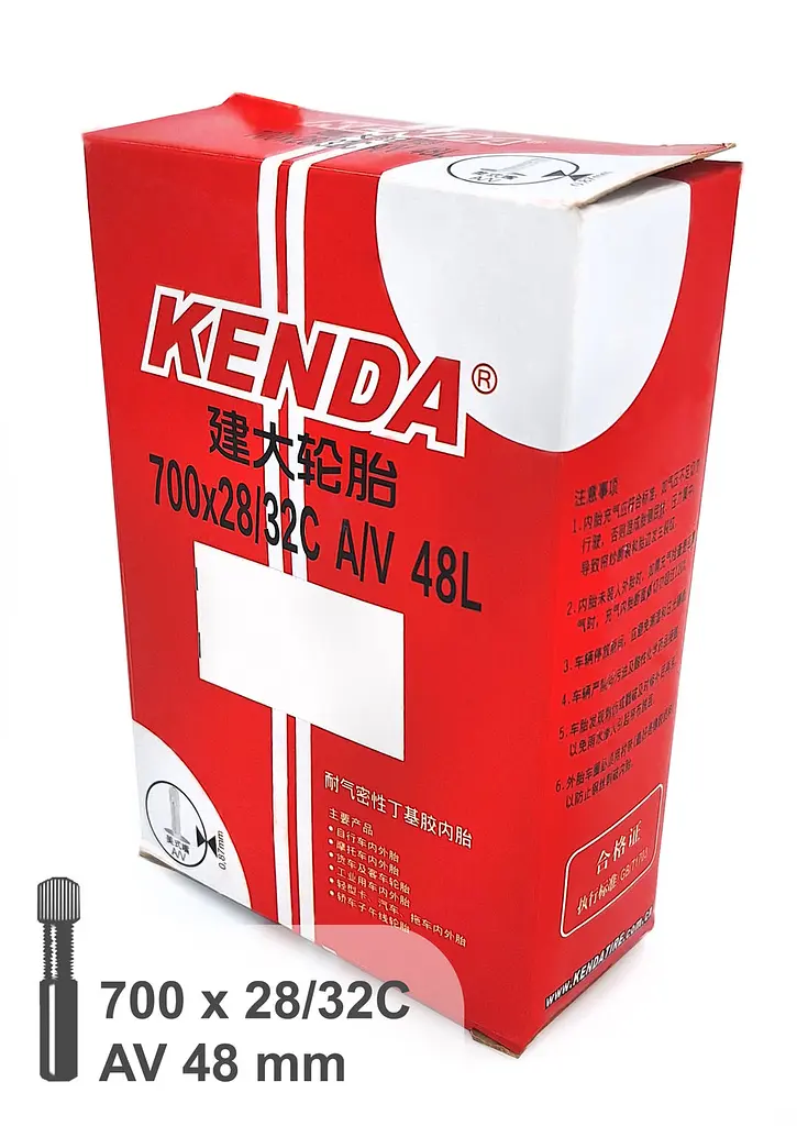 Камера велосипедна Kenda 28 (700х28/32С) AV 48 мм (G0000946) - фото 2