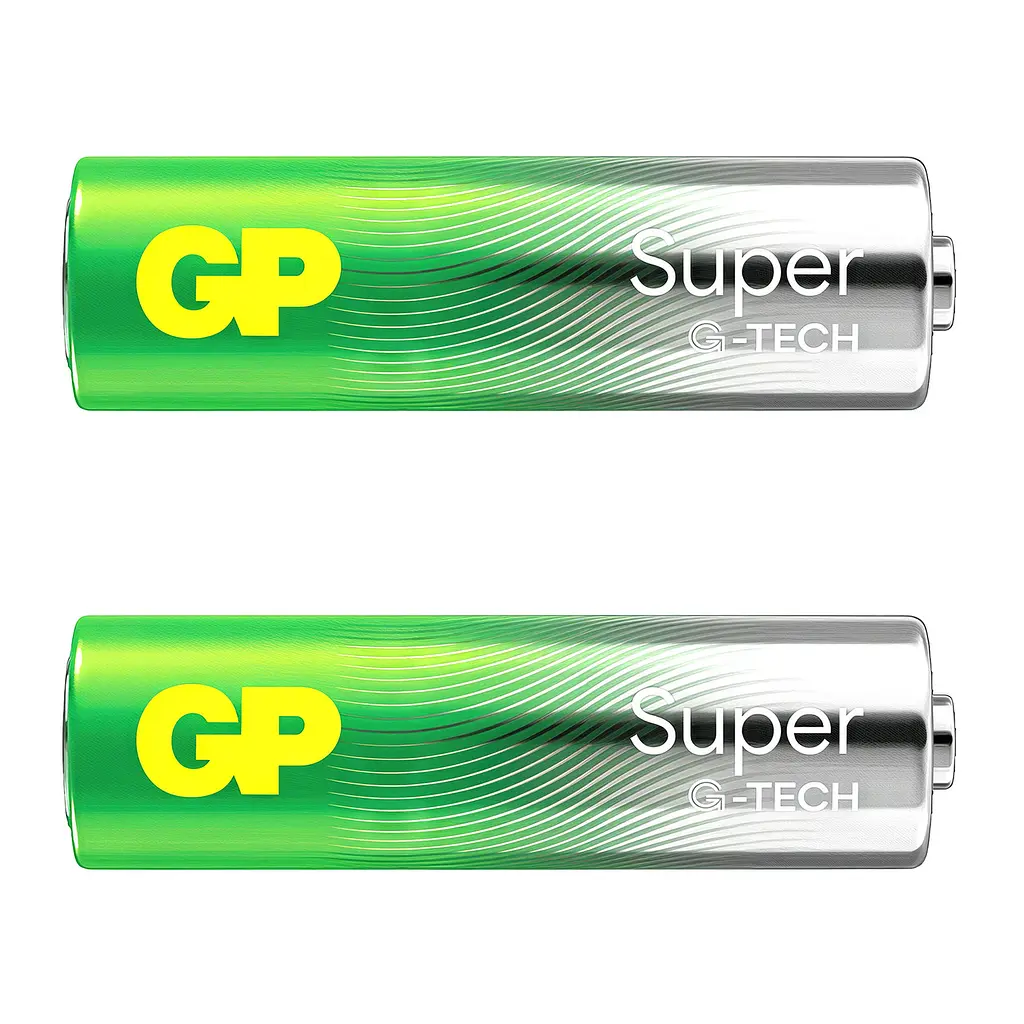 Батарейки GP SUPER ALKALINE 1.5V 15A21-SB2 Лужні LR6 AA 2 шт.