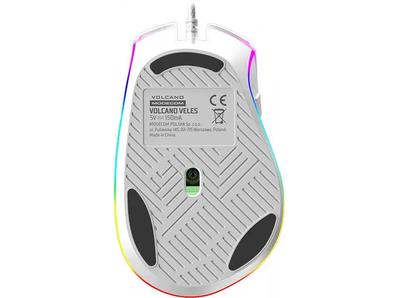 Миша MODECOM Veles Volcano Gaming Mouse White (M-MC-VELES-200) - фото 5