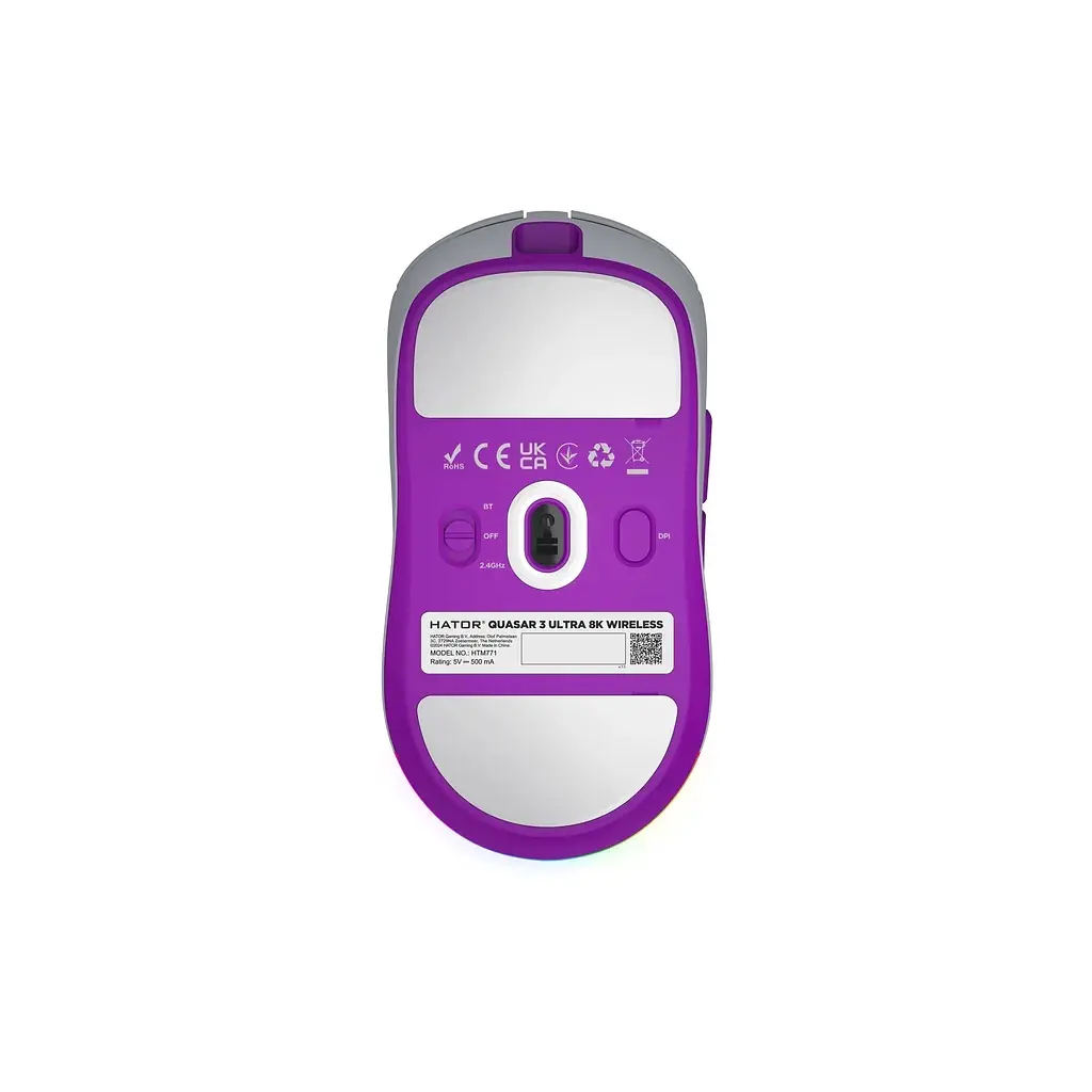 Мишка Hator Quasar 3 Ultra 8K Wireless White (HTM771) - фото 7