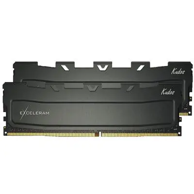 Модуль пам'яті для комп'ютера DDR4 64GB (2x32GB) 3200 MHz Black Kudos eXceleram (EKBLACK4643222CD) - фото 3