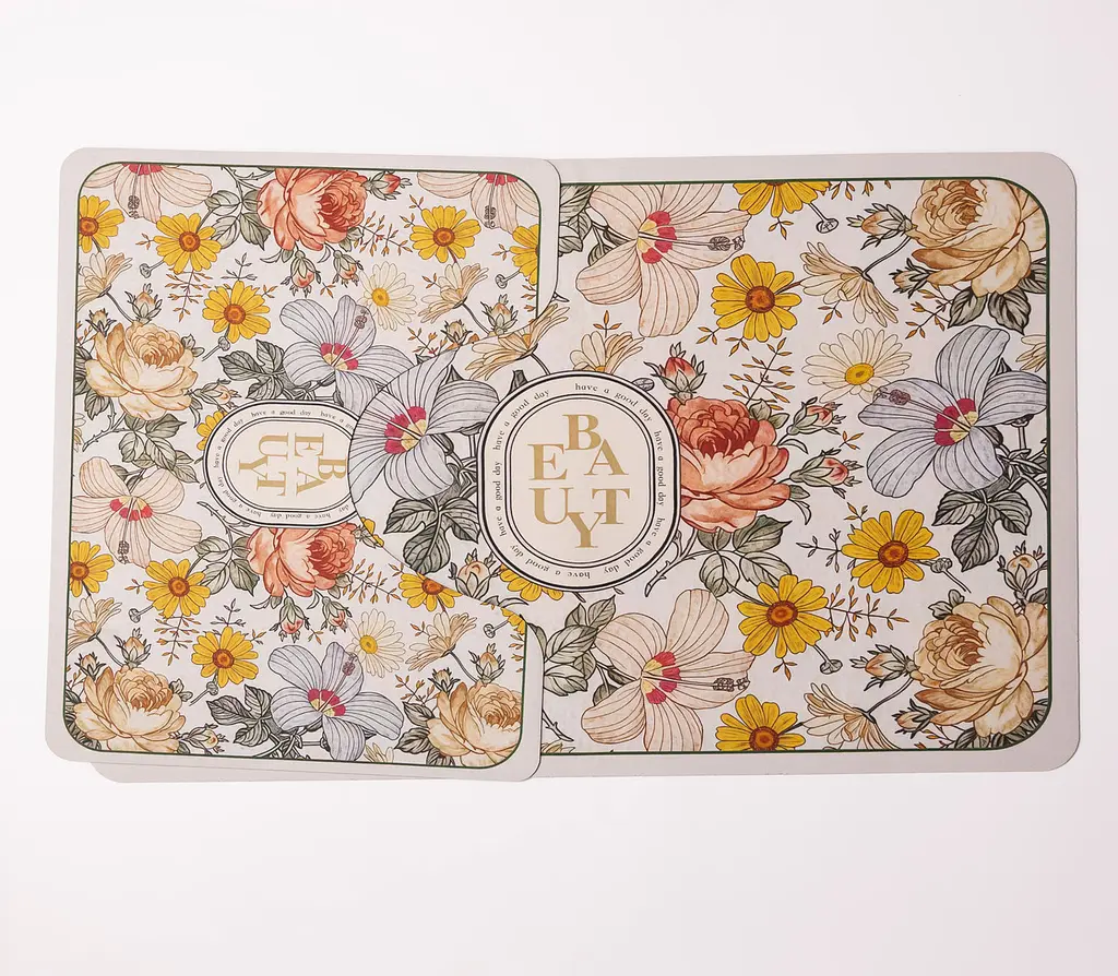 Набір килимків для ванни Flowers 2 штуки 80*50 см/50*40 см діатомітових Yiwu HP-42-174 - фото 6