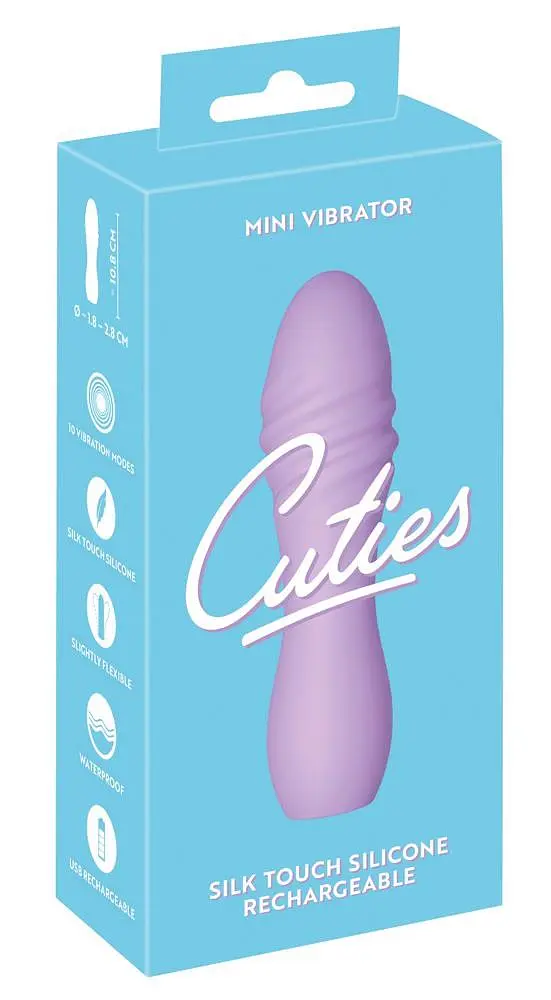 Вібратор Cuties Mini Vibrator 10.8 см фіолетовий - фото 7